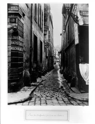 Rue du Croissant, von der Rue du Sentier, Paris, 1858-78